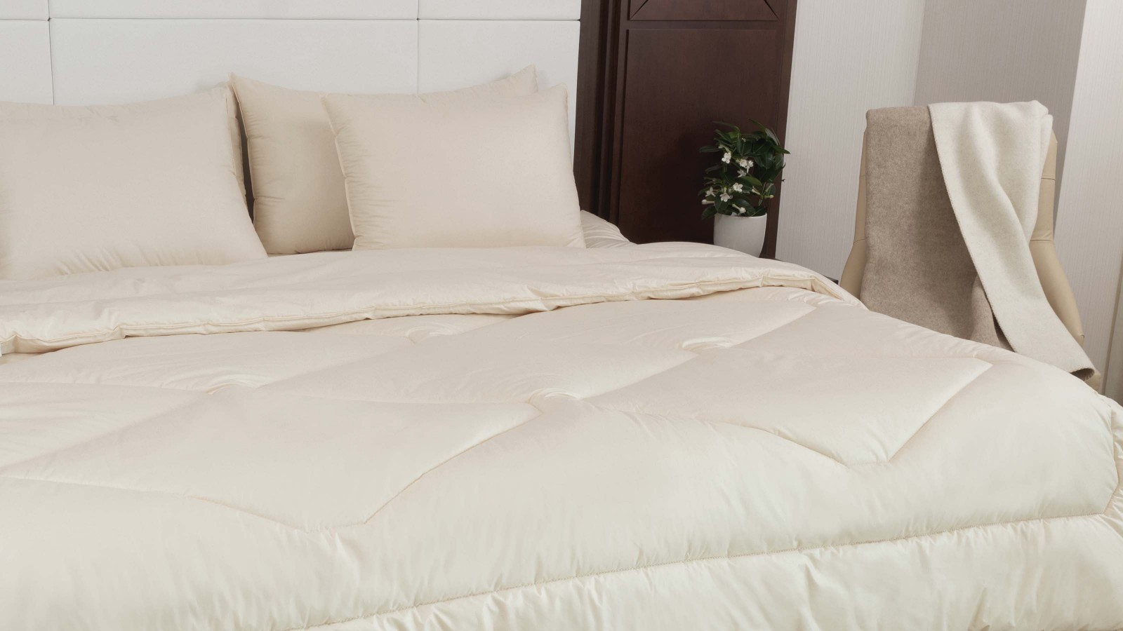 Set complet de pat LÂNĂ MERINOS