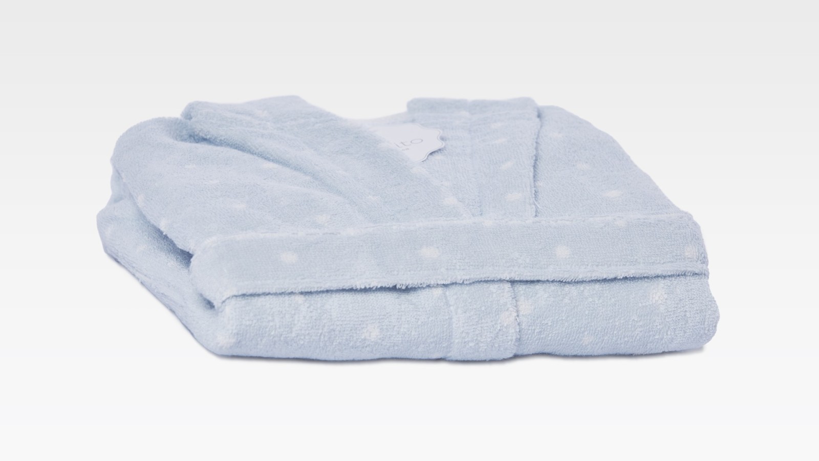 Blaue Bademäntel aus 100% Baumwolle für Kinder