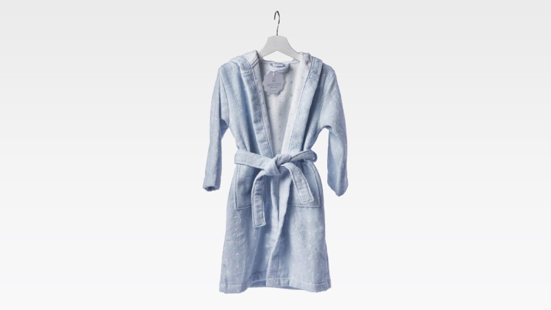 Accappatoi 100% cotone per bambini blu
