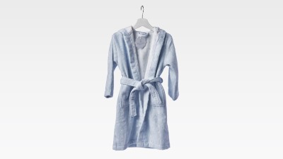 Accappatoi 100% cotone per bambini blu