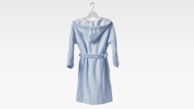 100% Cotton Blue Bathrobes for children