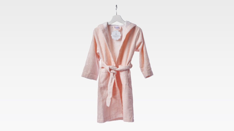 Розови бански халати за деца Lasarito