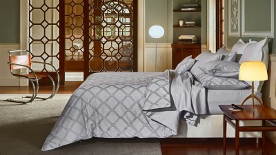 Parure de lit complète Cidade – Jacquard 100 % coton 300 TC