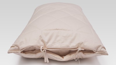 Taie d'oreiller matelassée Flaxilk