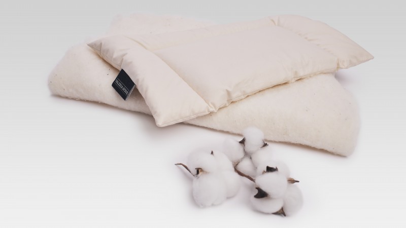 Възглавница от био памук за бебе