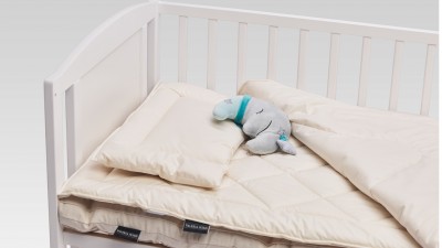 Baby-Kopfkissen aus Naturseide