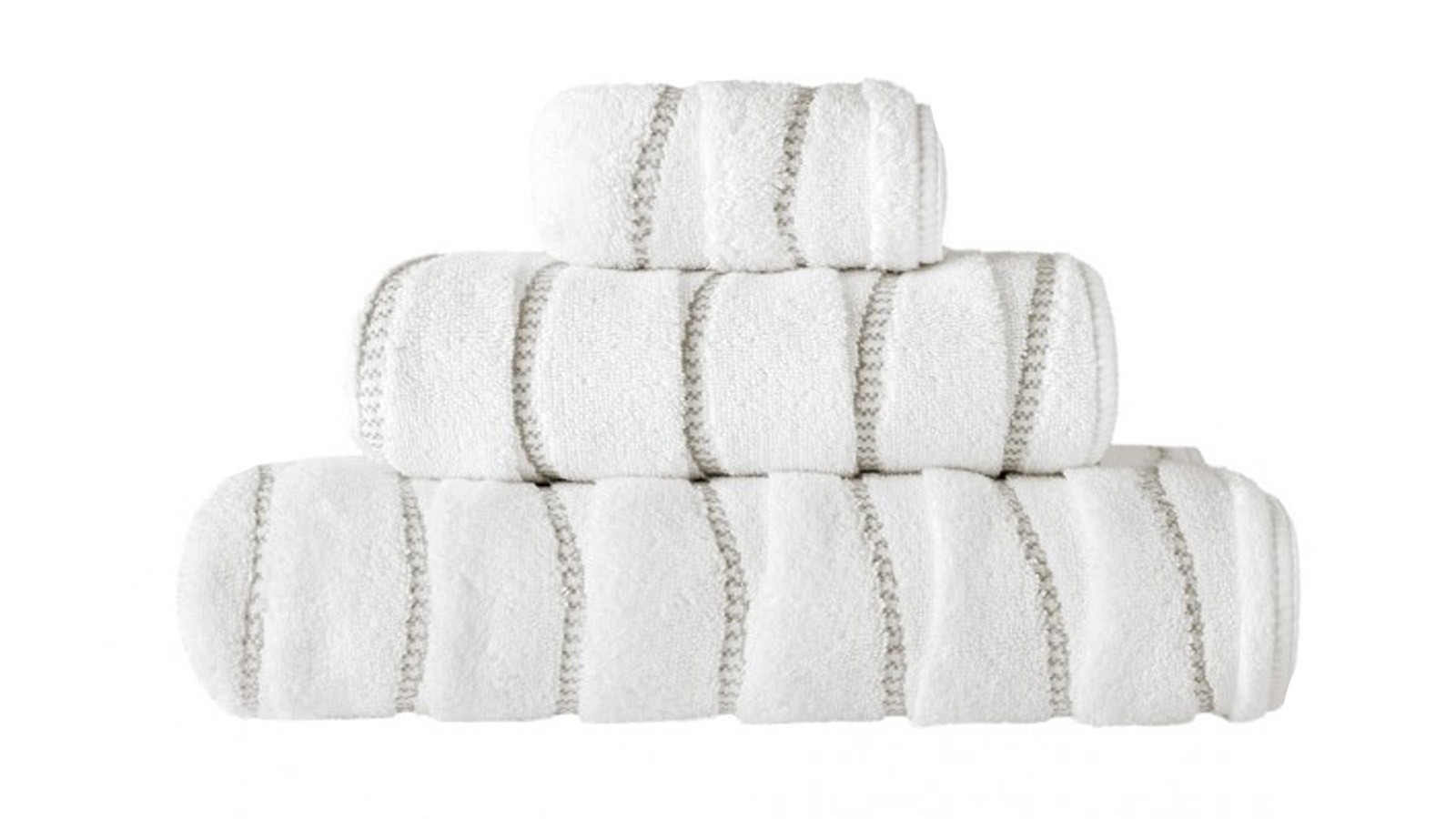 Asciugamani superiori in cotone e lino OPERA